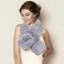 Faux Fur Pull Through Scarf