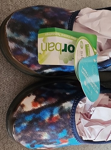 Bzees Regning Slipper Haken Schlaufenriemen Mary Jane mehrfarbige Schuhe Größe 9W neu mit Etikett - Bild 2 von 14