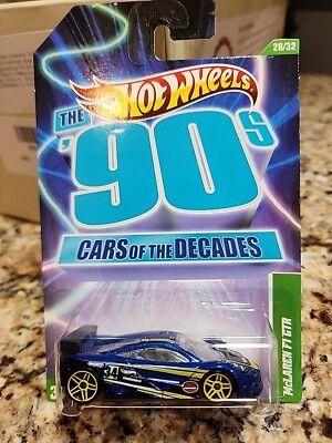 Hot Wheels The 90's Cars of The Decade McLaren F1 GTR Diecast