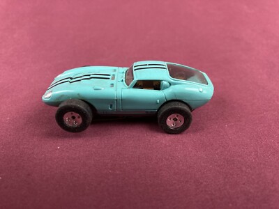 Vintage Aurora T-Jet HO Scale Slot Car Ford Cobra GT Aqua | eBay