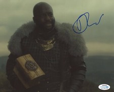 Deobia Oparei Loki Autographed Signed 8x10 Photo ACOA