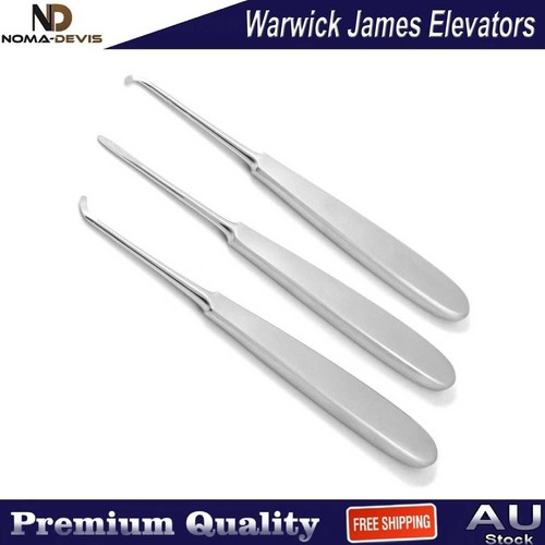 Warwick James Dental Root Elevator Coupland Tooth Extraction Surgical Instrument - Picture 2 of 5