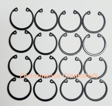 16 NEW US piston wrist pin retainers locks Chevy SBC .927 clips like TruArc snap