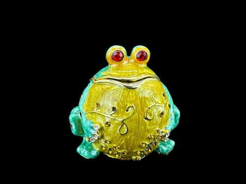 SITZENDER FROSCH COX Faberge P23089C - Bild 1 von 6