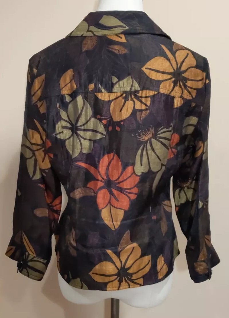 Scott Taylor Petite Button Down Top/Jacket - image 3