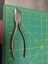 Vintage unbranded side cutter pliers made in USA.
