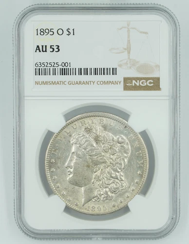 1895-O NGC AU53 Morgan Silver Dollar