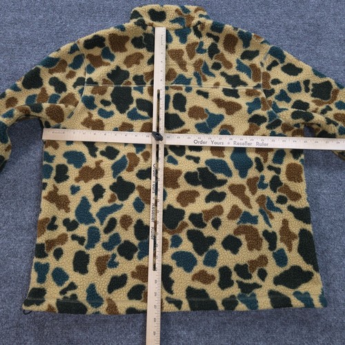 Carhartt Jacket Mens Large Tan Duck Camo Relaxed Fit Snap Front Hunting Work - Picture 11 of 15