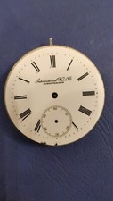 IWC Gold Pocket Watch Movement 41,5mm not working.