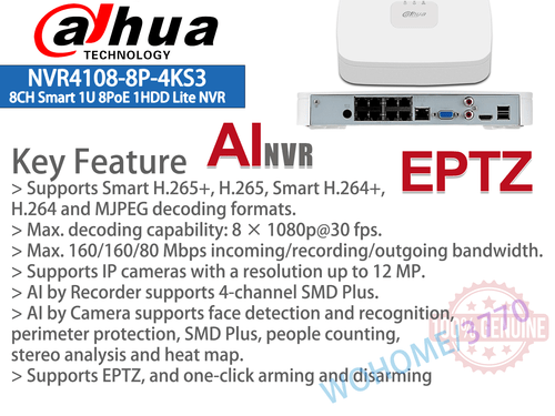 US 4K 8MP Dahua 8CH 8POE Full ColorAcuPick SMD IP Camera SecuriSy System Kit Lot - Picture 2 of 23