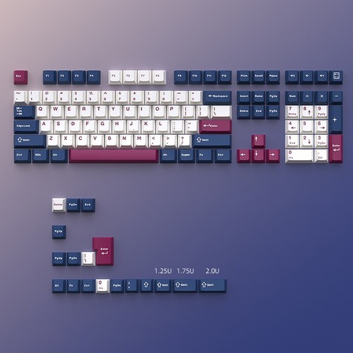 126 Keys Double Shot Keycap PBT Cherry Mechanical Game Keyboard Keyboard Key Cap - Photo 10/20