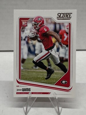 2018 Panini Score Football #421 Javon Wims RC Georgia Bulldogs Chicago Bears