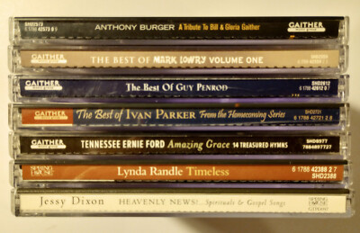 7 CD lot Gaither Gospel Series Guy Penrod Ivan Parker Mark Lowry Jessy Dixon +