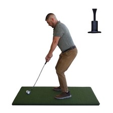 3x5 Country Club Elite  Golf Mat - New Range Hitting Mat w/ Turn  Lock Tee