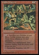MTG Magic the Gathering Goblin Warrens (59/187) Fallen Empires LP