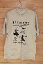 Division Aero Weapons Group Shirt Men's XL Beige 3 D.A.W.G. N.I.T.E Deployment