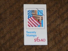 BK226 2916a Flag over Porch perf booklet of 20