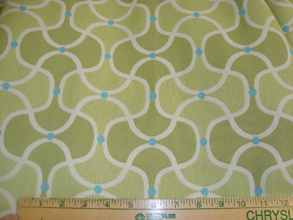 1 de 4 yardas KRAVET Tapiz Tela Indulge Tapicería Verde Lima 56" x 36" Foto 3 de 4
