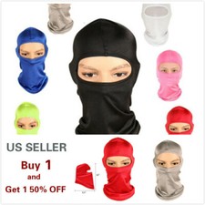Ultra Thin Outdoor Ski Motorcycle Cycling Balaclava Lycra Full Face Mask Neck