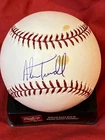 ALAN TRAMMELL AUTOGRAPHED SIGNED MAJOR LEAGUE BASEBALL OML DETROIT TIGERS COA