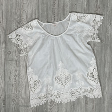 Victoria Secret Women's Small White Lace Intimates Slip Mini Dress Cutout