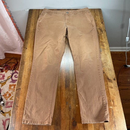 Bonobos Pants Mens 36x32 Khaki Flat 