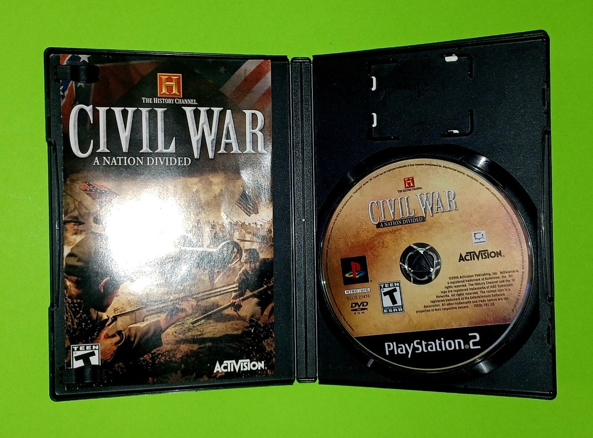 HISTORY CHANNEL: CIVIL WAR A NATION DIVIDED SONY PLAYSTATION