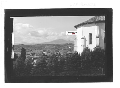 Plaque De Verre Photo Ancienne 13x18 Cm - Positif Noir Et Blanc - Colmar Douane