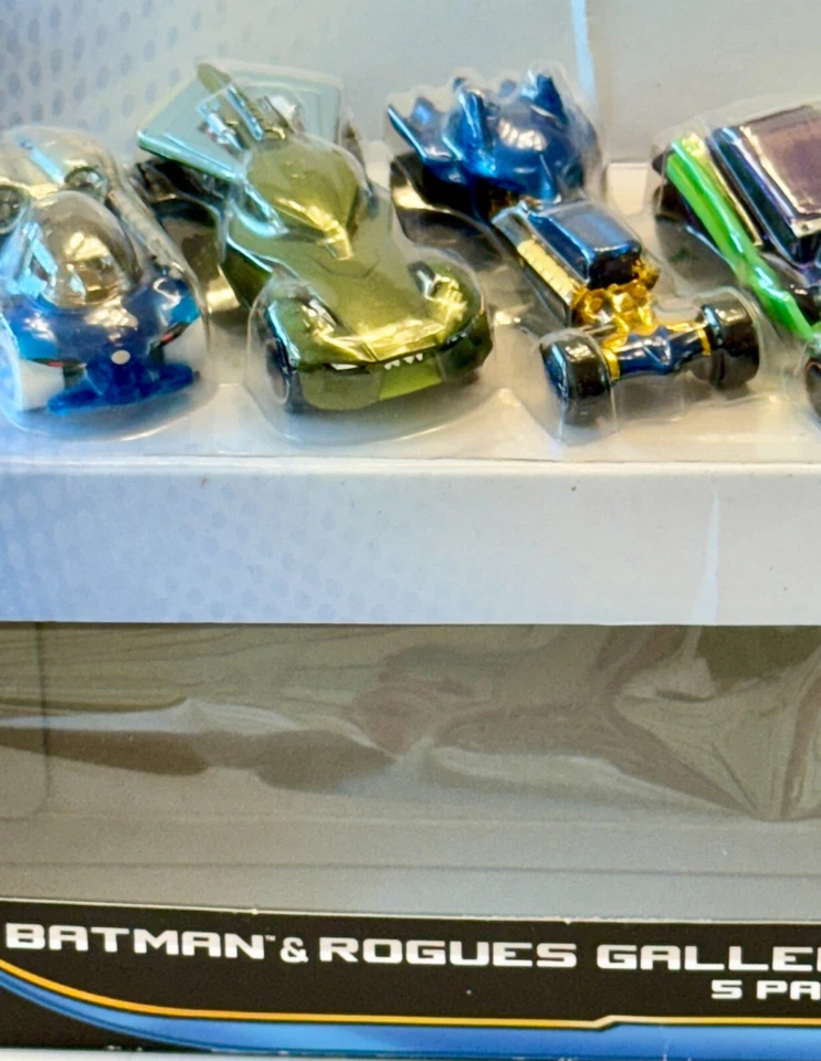 Hot Wheels DC Comics Batman & Rogues Gallery 5 Pack w/Exclusive Riddler Car~NEW! - Image 2 of 4