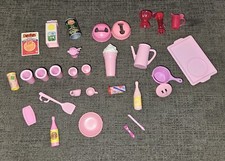Lot of Vintage Barbie Kitchen Food Items Dollhouse Size