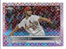 Jake Walsh 2022 Topps Chrome Update Xfractor Rookie #USC156  /99  Cardinals RC