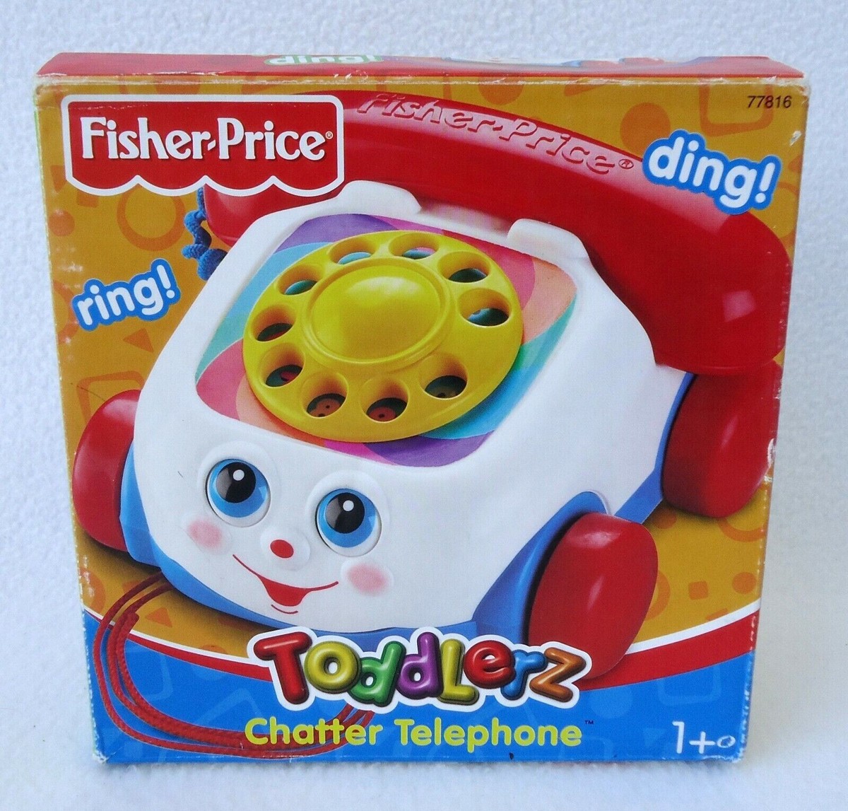Fisher Price Toddlerz Chatter Telephone 77816 Toy Phone 2003