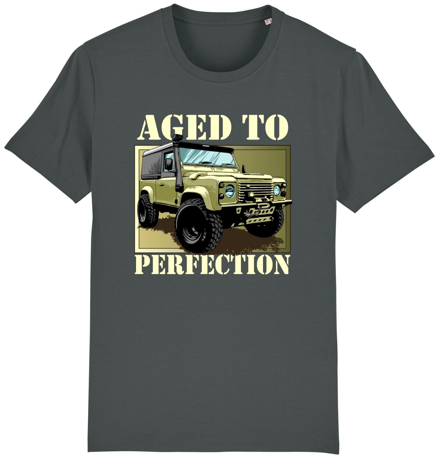Aged To Perfection TShirt Land Rover 4x4 Off Roader Funny Birthday