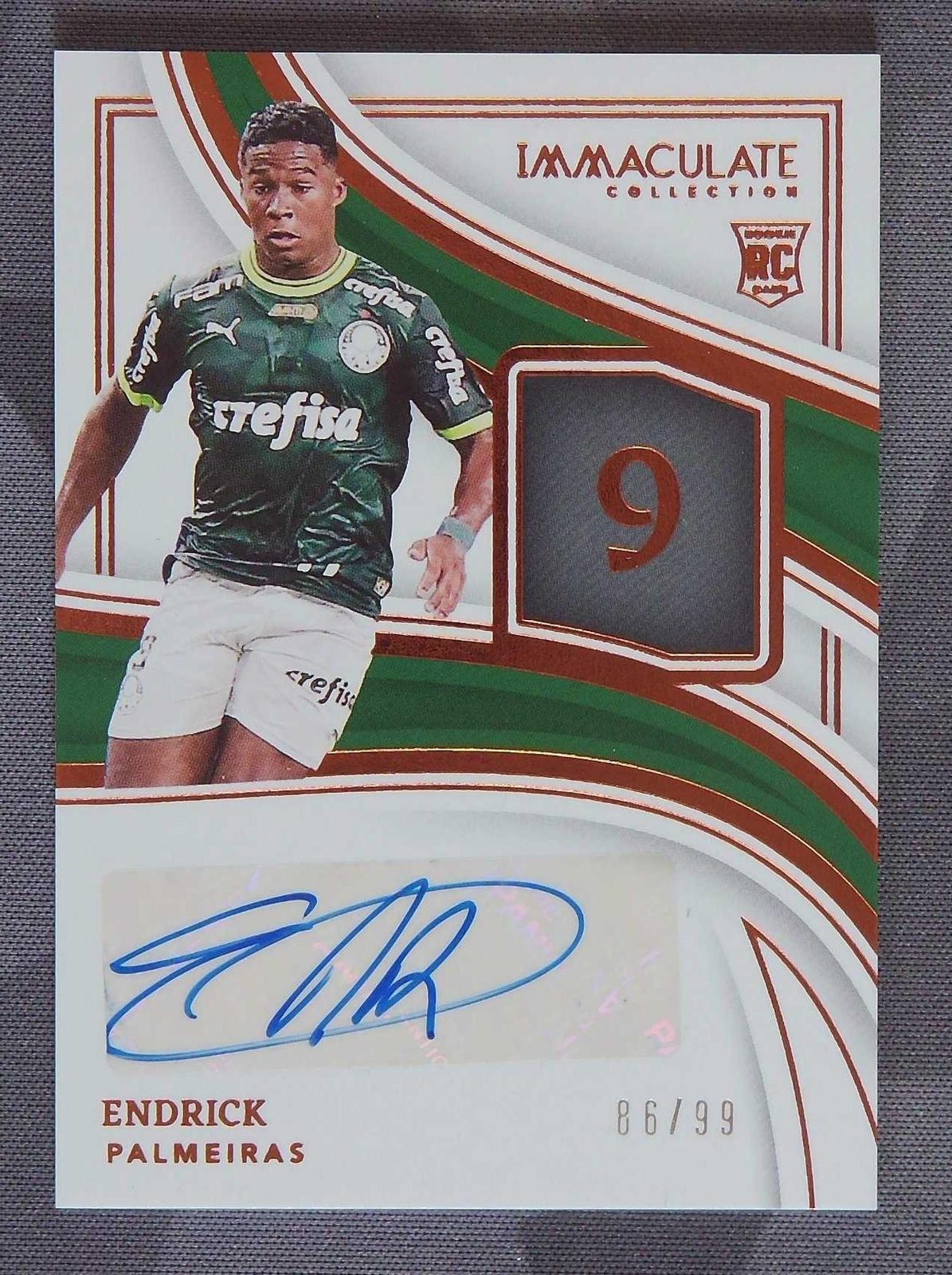 2024-25 PANINI Immaculate endrick RC Rookie Numbers Auto /99
