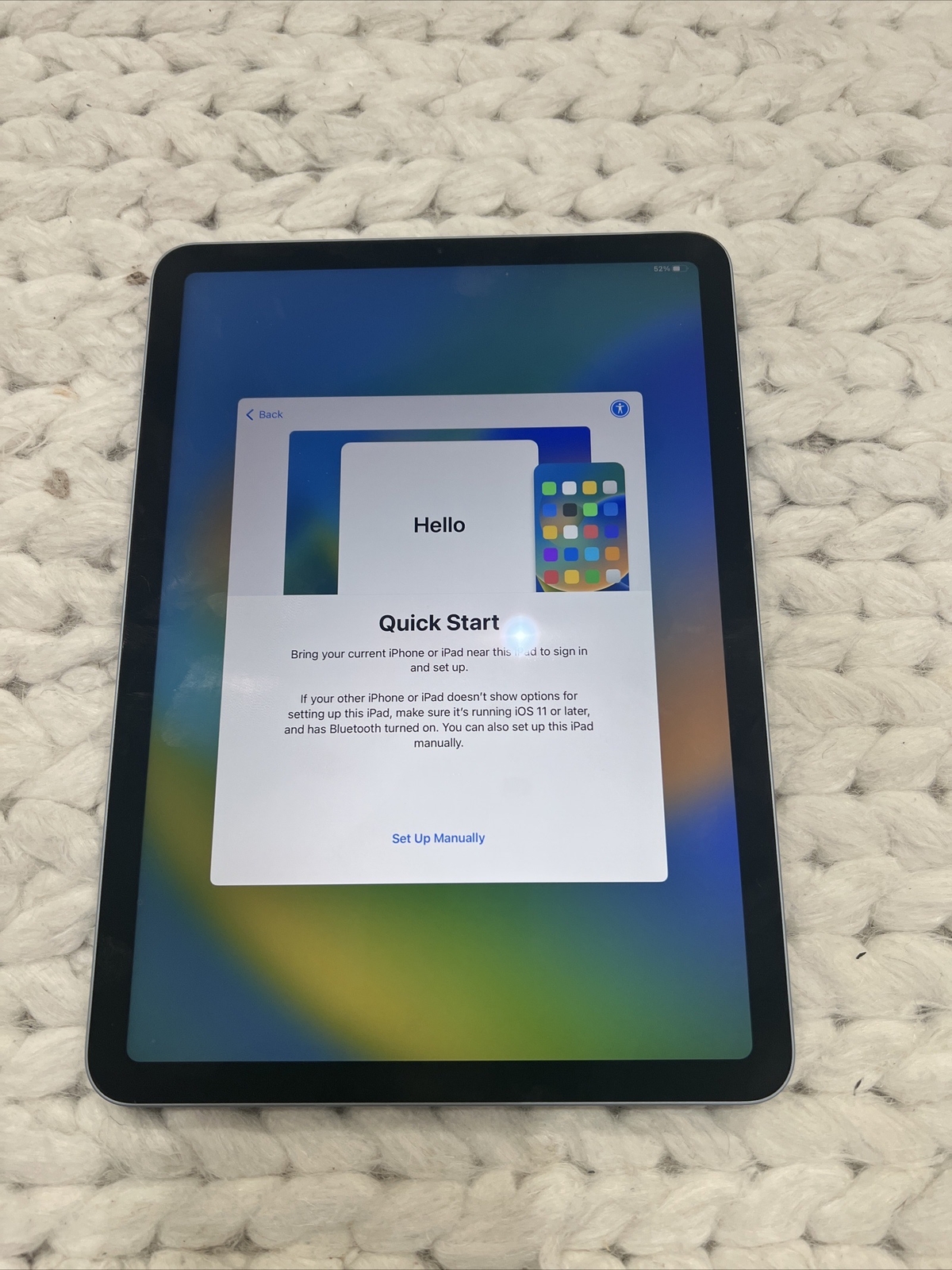 Apple iPad Air 4th Gen. 64GB, WiFi, 10.9 in Sky Blue 400065152148 eBay