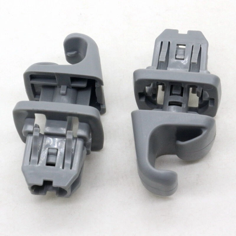 2 适用于丰田 Highlander Camry Scion iQ 遮阳板夹支架 灰色 74348-33040-B0 — 第 3/4 张图片