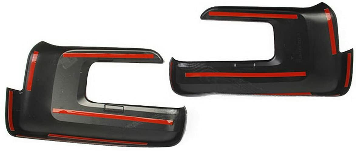 Gloss Black Tape-On Mirror Covers For 2021-2023 Ford F-150 (Pair) - No Turn Signal