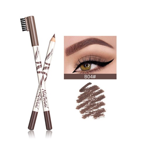Matita sopracciglia impermeabile nera marrone con pennello trucco cosmetico! - Foto 17 di 18