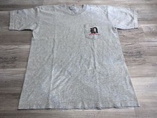 Vintage Detroit Old English D Pocket T-Shirt Plumbers 98 Size Large Made in USA