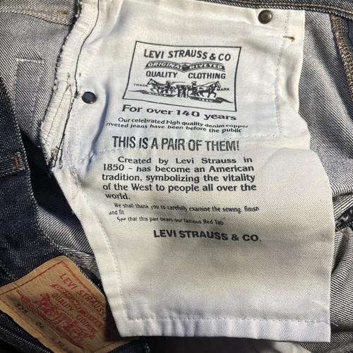 Levi's 525 100% Cotton Denim Jeans 30x30 Flared/ Bootcut Leg Dark Wash - Picture 11 of 13