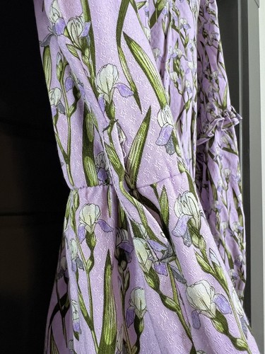 Happy x Nature Jumpsuit Damen Small Lila Blumen Langarm - Bild 7 von 18