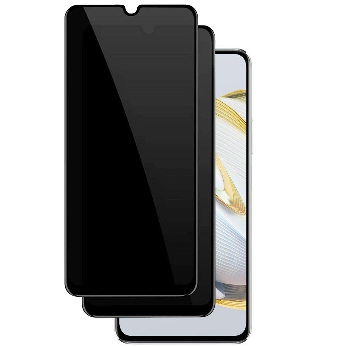Yiunssy Pellicola Protettiva Privacy Per Huawei Nova 10 | Vetro Temperato 9H Anti-Graffio E Anti-Spy | Copertura Schermo Opaca Con Kit Pulizia