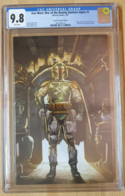 Star Wars: War of the Bounty Hunters Alpha #1 Mico Suayan Virgin Variant CGC 9.8