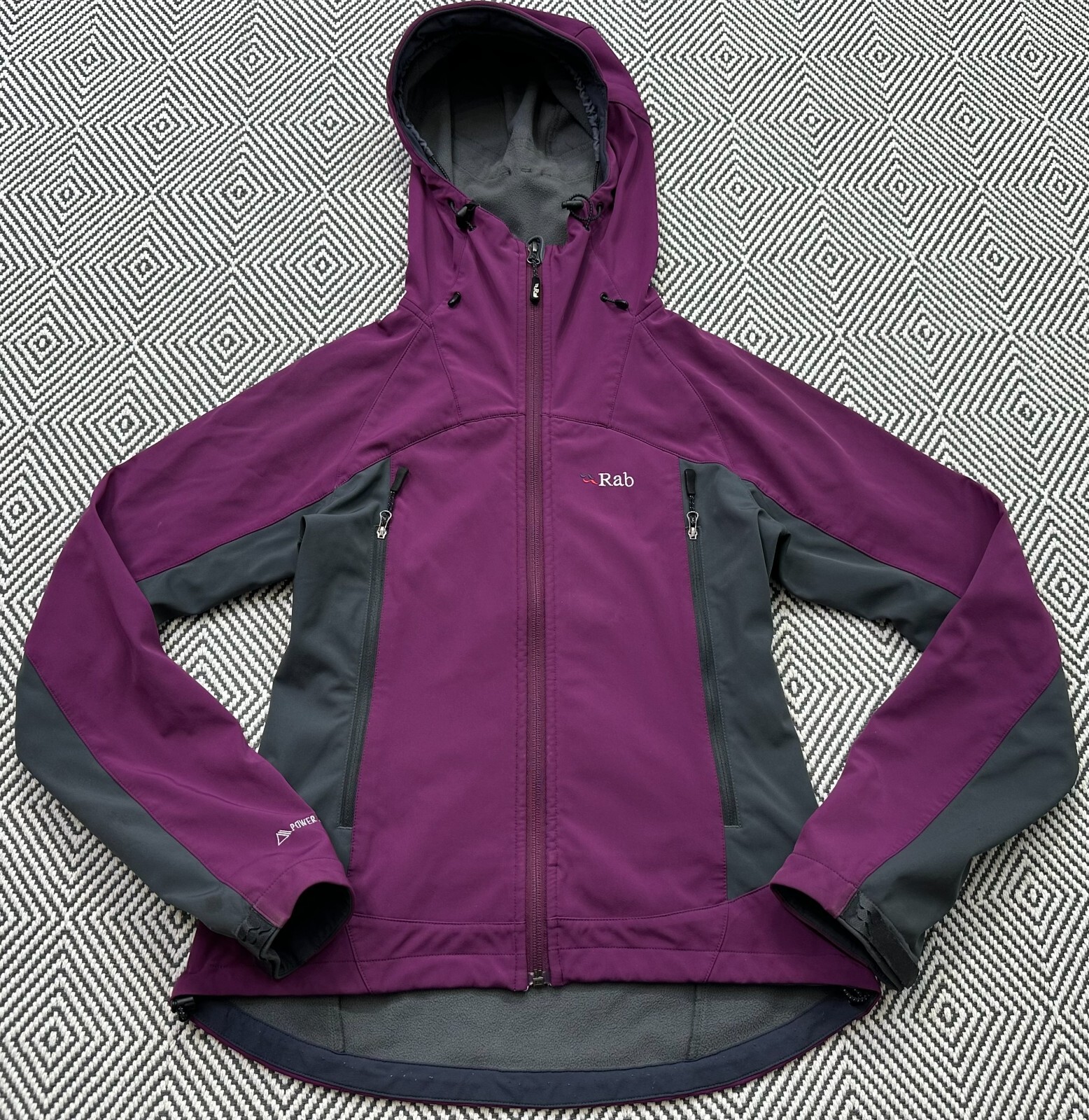 RAB Baltoro Alpine Softshell Jacket Polartec Purp… - image 1
