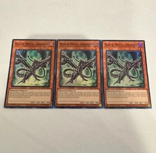 yugioh black metal dragon super rare 3x ra04-en016 ra04