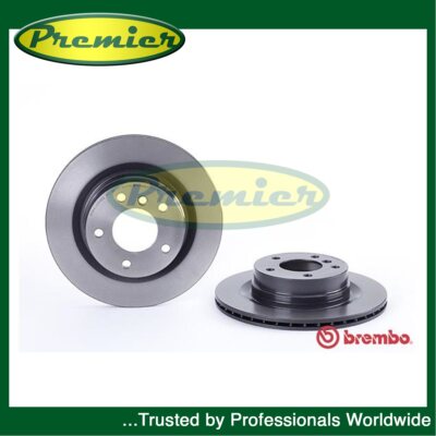 Premier Rear Brake Discs Fits BMW 3 Series 2004-2018 1 Series 2004-2019 #1