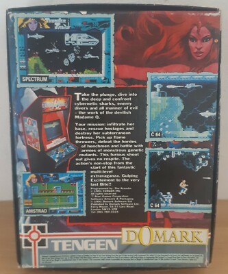 Jeu Thunder Jaws Pour Commodore 64 - Version Cassette, Complet Avec Notice - Bon état Vintage