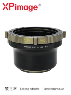 XPimage 0.71x Focal Reducer Booster for Pentax 67 Lens to Hasselblad X1D Camera