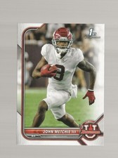 V42) 2022 Bowman John Metchie III RC Rookie Card Houston Texans. rookie card picture