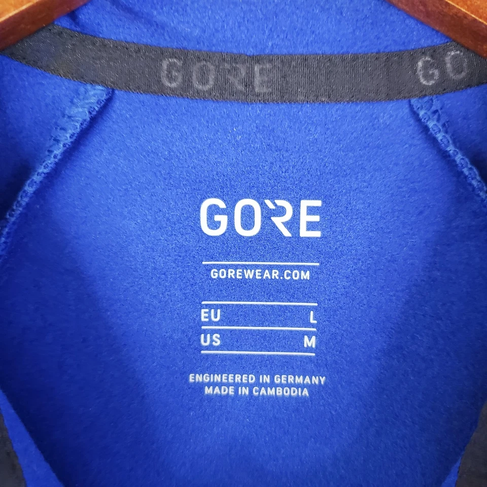 Gore Wear Jacket Women's Medium Blue Long Sleeve Full Zip Cycling Jacket - Image 3 of 4